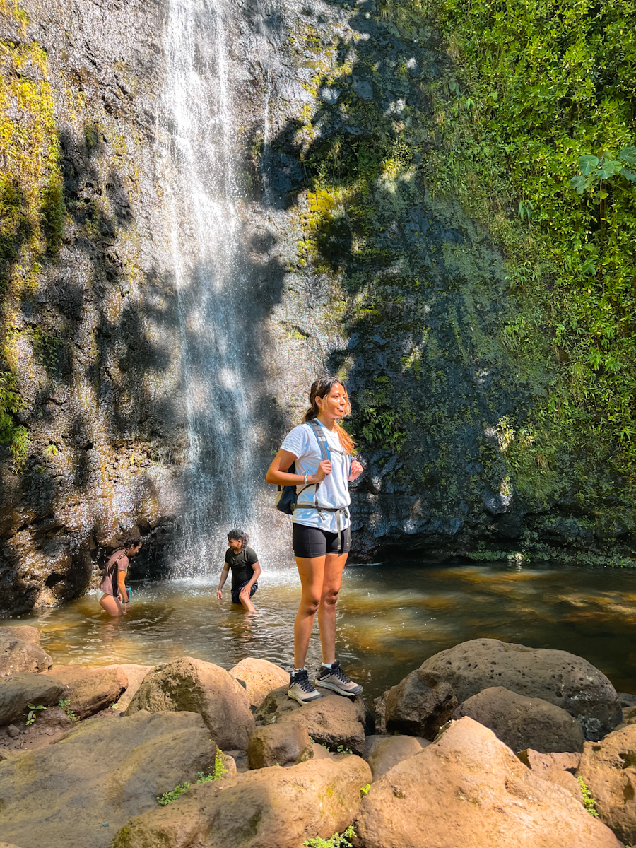 Best things to do in Oahu Hike Moana Falls