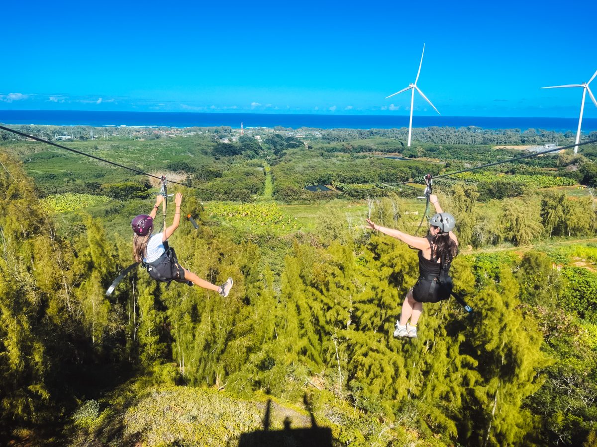 Best things to do in Oahu zipline course