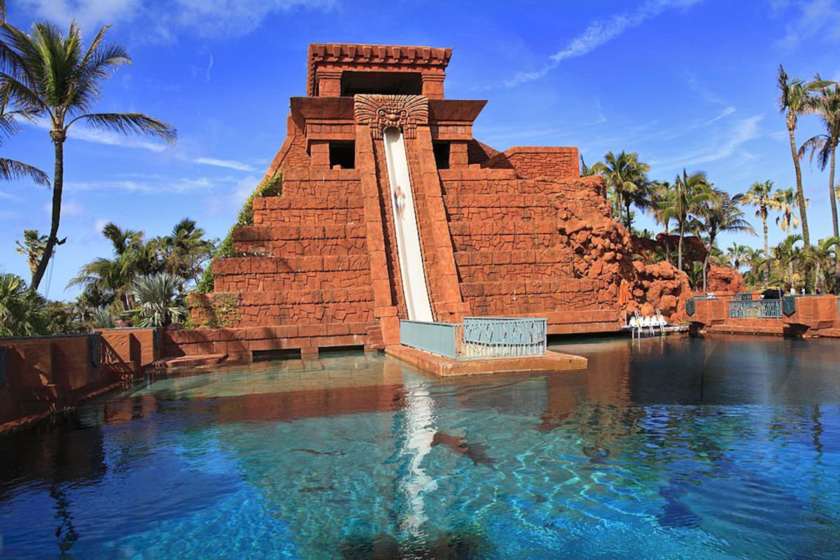 Leap of Faith Shark Slide Atlantis Bahamas